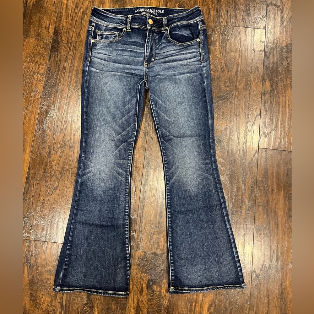 American Eagle Outfitters Dark Blue Bootcut Jeans